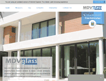 Tablet Screenshot of mdvglass.com